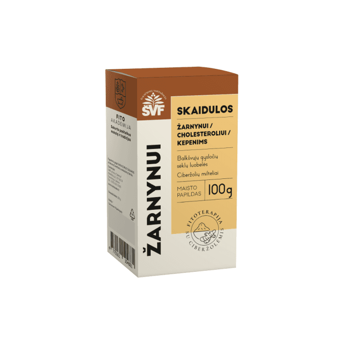 ŠVF SKAIDULOS ŽARNYNUI, CHOLESTEROLIUI, KEPENIMS, 100 g-1