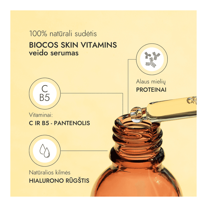 BIOCOS veido serumas SKIN VITAMINS, 30 ml-2