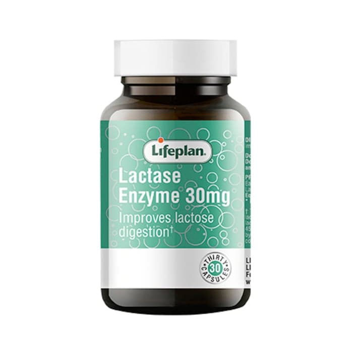 LIFEPLAN laktazės fermentas, 30 kapsulių