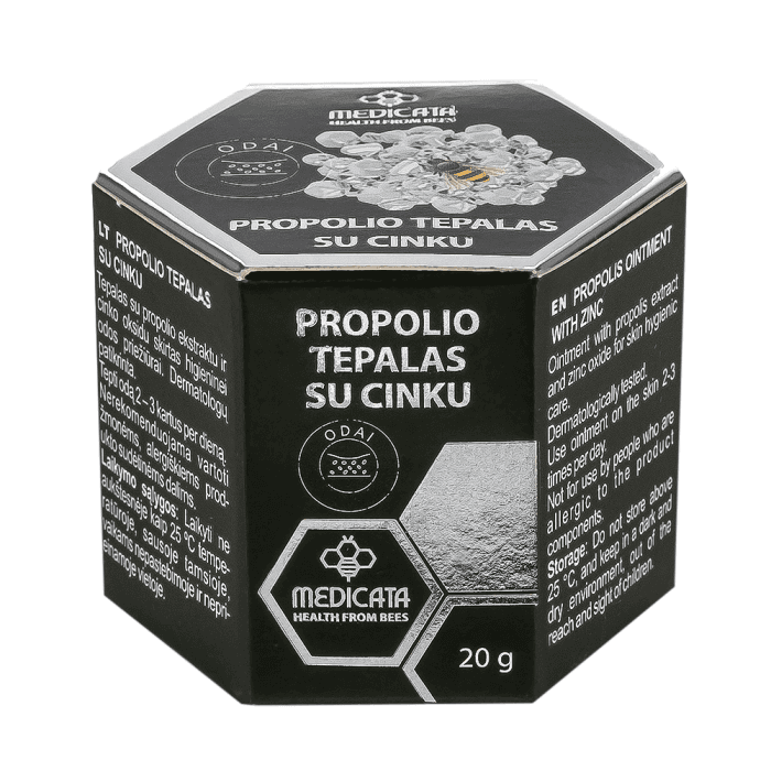 PROPOLIO tepalas su cinku, 20 g-1
