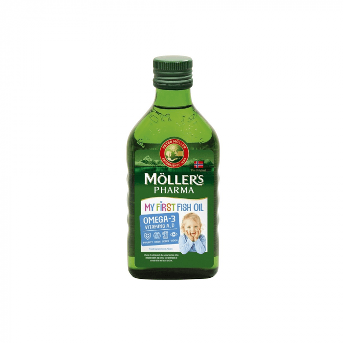 MOLLER'S žuvų taukai BABY, 250 ml