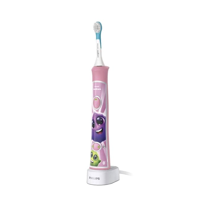PHILIPS elektrinis dantų šepetėlis SONICARE FOR KIDS, rožinė spalva, HX6352/42, 1 vnt.-1