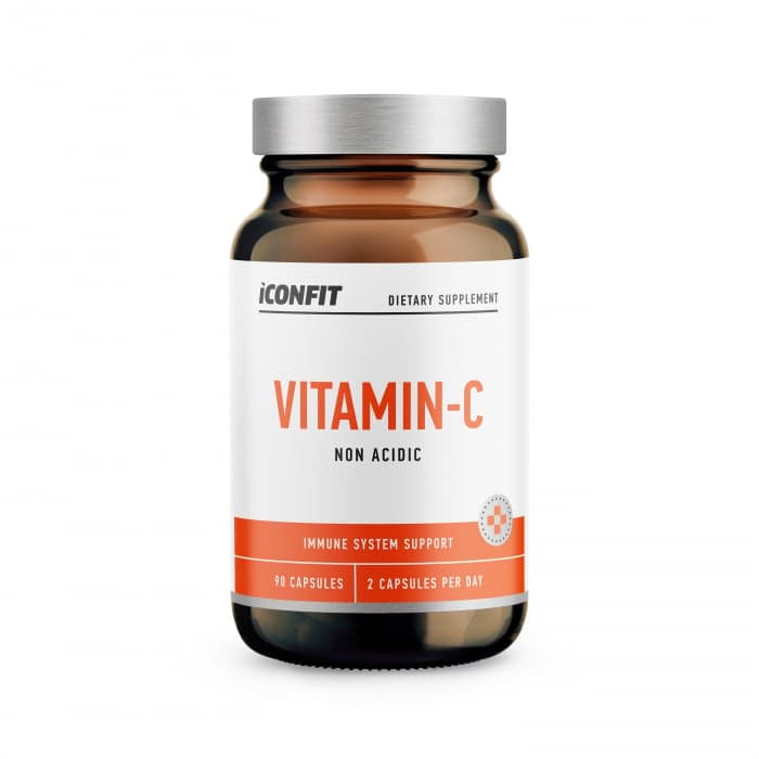 ICONFIT Vitaminas C (nerūgštinis), 800mg, 90 kapsulių