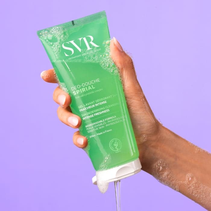 SVR kūno prausiklis su probiotikais jautriai odai SPIRIAL DEO-DOUCHE, 200 ml, 200 ml-1