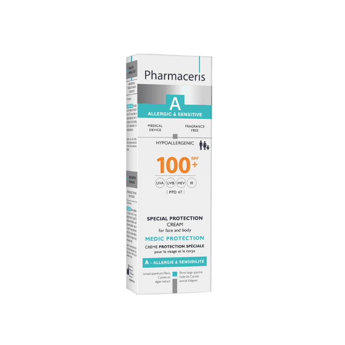 PHARMACERIS A apsauginis veido ir kūno kremas MEDIC PROTECTION, SPF 100, 75 ml-1