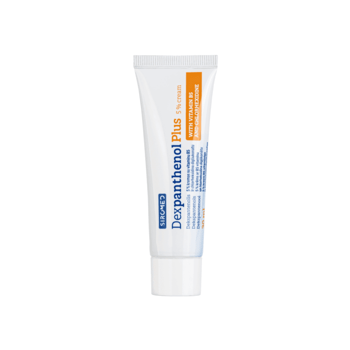 SIROMED kremas su B5 ir chlorheksidinu DEXPANTHENOL PLUS 5 %, 30 ml-1