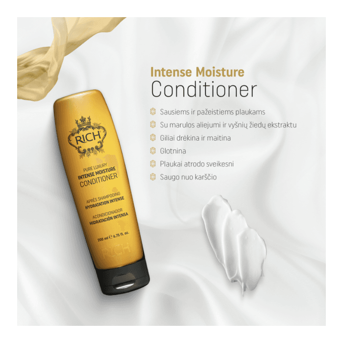 RICH intensyviai drėkinantis kondicionierius PURE LUXURY INTENSE, 200 ml-1