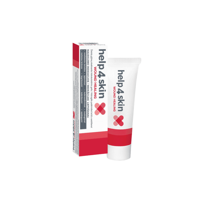 HELP4SKIN WOUND HEALING hidrokoloidinis gelis, 50 g