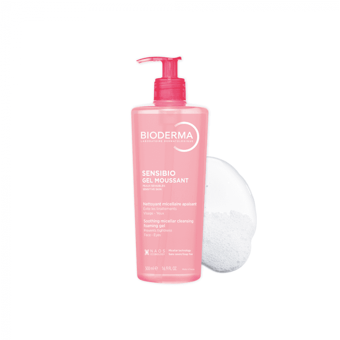 BIODERMA raminantis micelinis gelinis prausiklis jautriai odai SENSIBIO GEL MOUSSANT, 500 ml-1