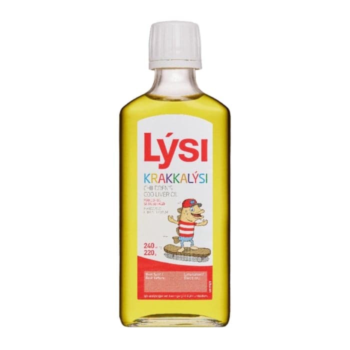 Lysi CHILDRENS žuvų taukai vaikams mango ir citrusų skonio, 240 ml-1