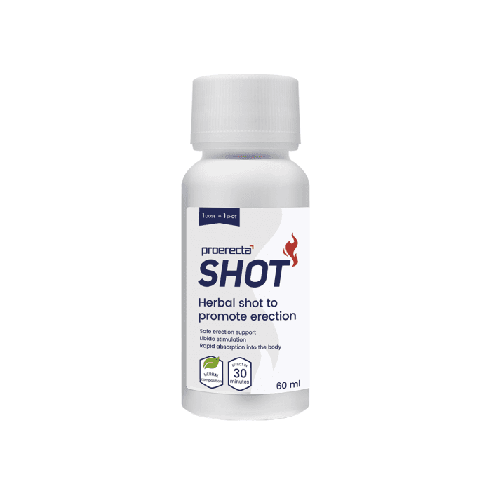 PROERECTA geriamas maisto papildas SHOT, 60 ml x 8, 8 vnt.-2