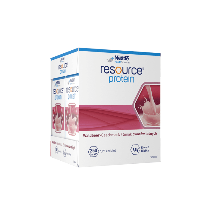 RESOURCE PROTEIN miško uogų skonio gėrimas, 4 pakeliai-2
