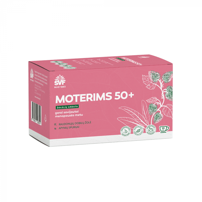 ŠVF žolelių arbata MOTERIMS 50+, 20 pakelių