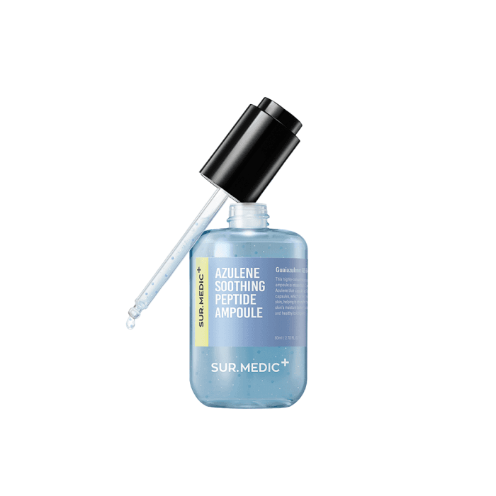 SUR. MEDIC+ ampulė veidui AZULENE SOOTHING PEPTIDE AMPOULE, 80 ml-1