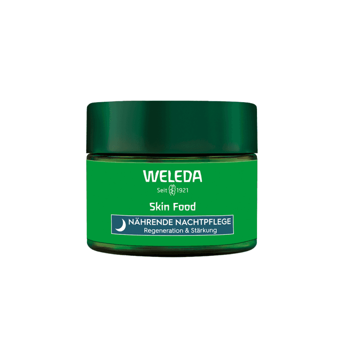 WELEDA maitinamasis naktinis veido kremas SKIN FOOD, 40 ml