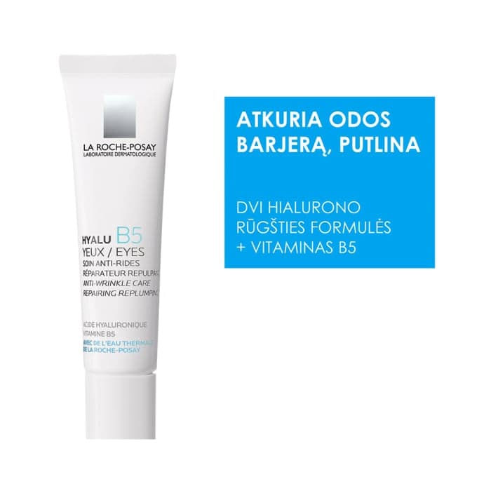 LA ROCHE-POSAY stangrinamasis paakių kremas HYALU B5, 15 ml-1