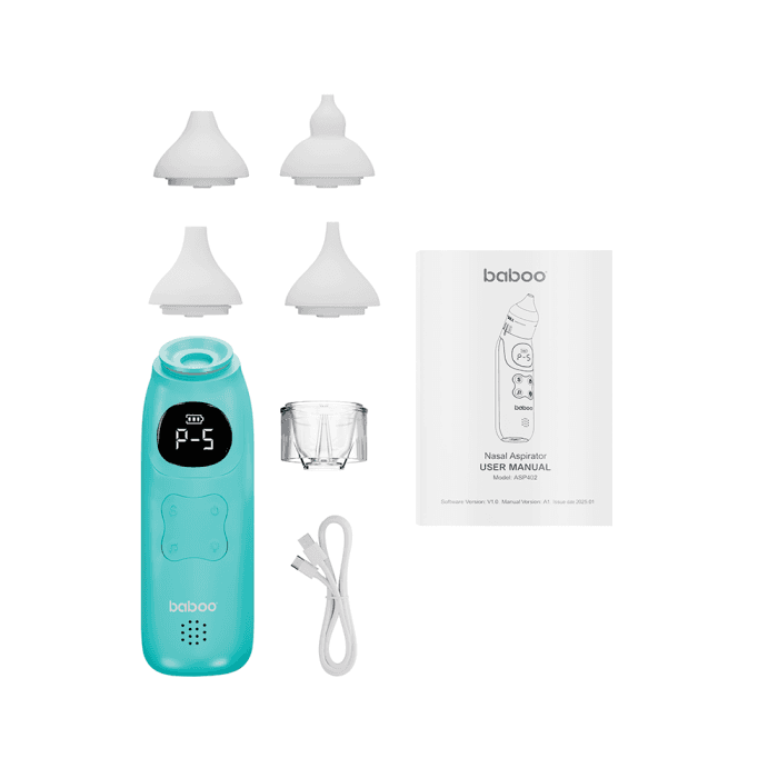 BABOO kūdikių nosies aspiratorius Comfort Breathe, 0+ mėn, 1 vnt.-2