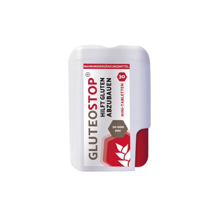 GLUTEOSTOP glitimo skaidymui, 30 tablečių