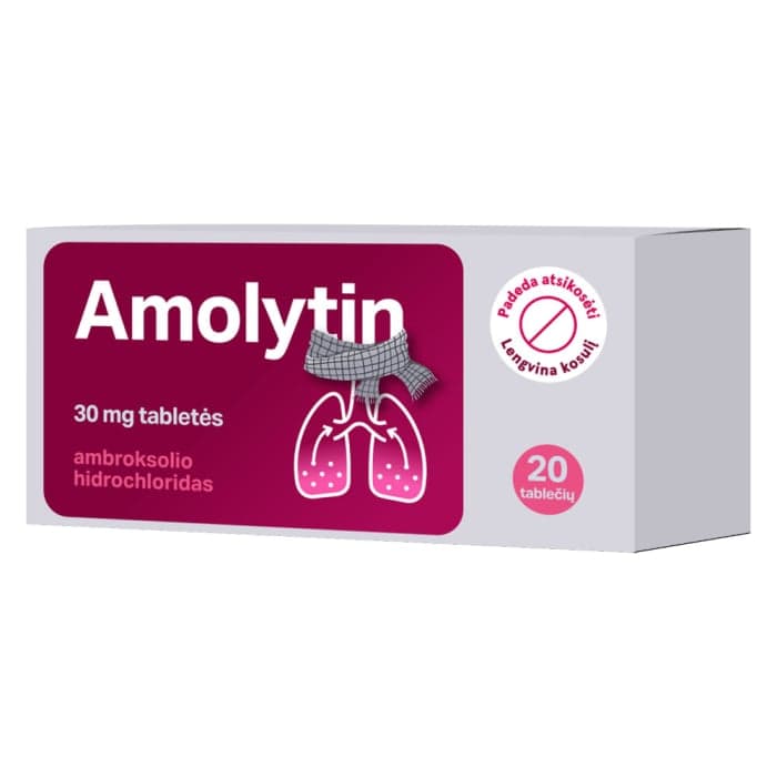 AMOLYTIN, 30 mg, tabletės, Tabletės, N20