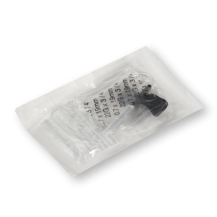 BUTTERFLY vienkartinė drugelio tipo adata 22 G, 1 vnt.