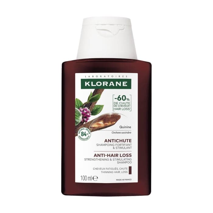 KLORANE stiprinamasis šampūnas su chininu ir edelveisu, 100 ml