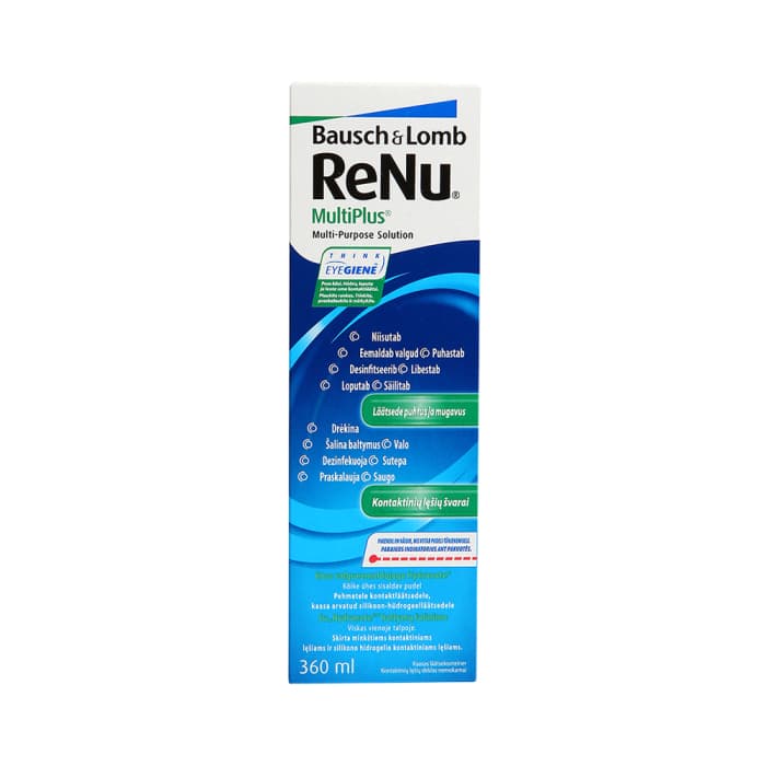 RENU MULTIPLUS tirpalas kontaktinių lęšių priežiūrai, 360 ml-1