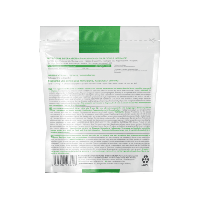 RAW POWDERS AŠVAGANDA, 100 g-1