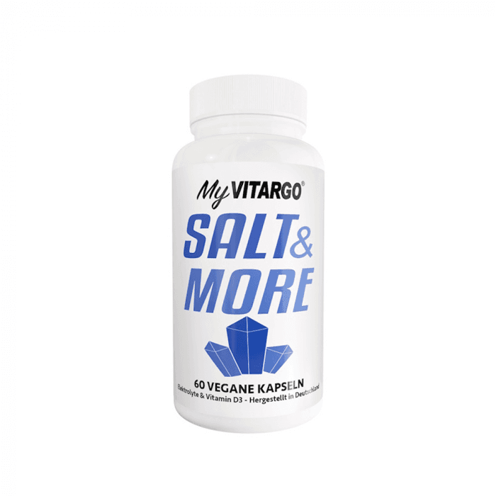 Salt&More elektrolitų kompleksas, 60 kapsulių
