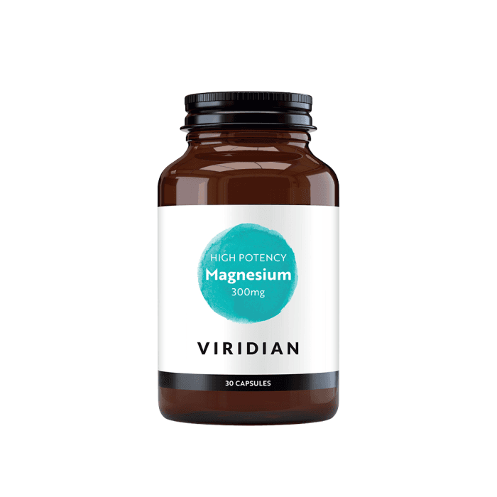 VIRIDIAN, Magnis „High Potency Magnesium“, 30 kapsulių