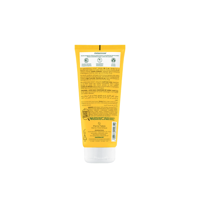 KLORANE kondicionierius su ramunėlių ekstraktu šviesiems plaukams, nuo 3 m., 200 ml-1