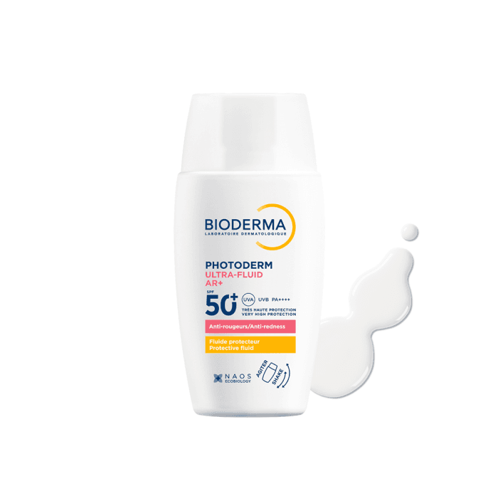 BIODERMA apsauginis fluidas nuo saulės raustančiai odai PHOTODERM ULTRA-FLUID AR+ SPF50+, 40 ml-1