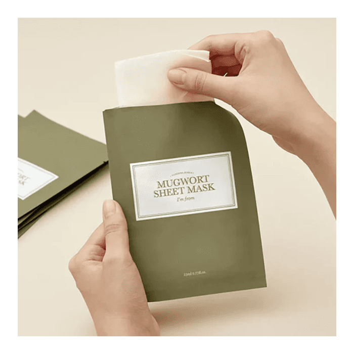 I'M FROM lakštinė veido kaukė Mugwort Sheet Mask, 23 ml-1