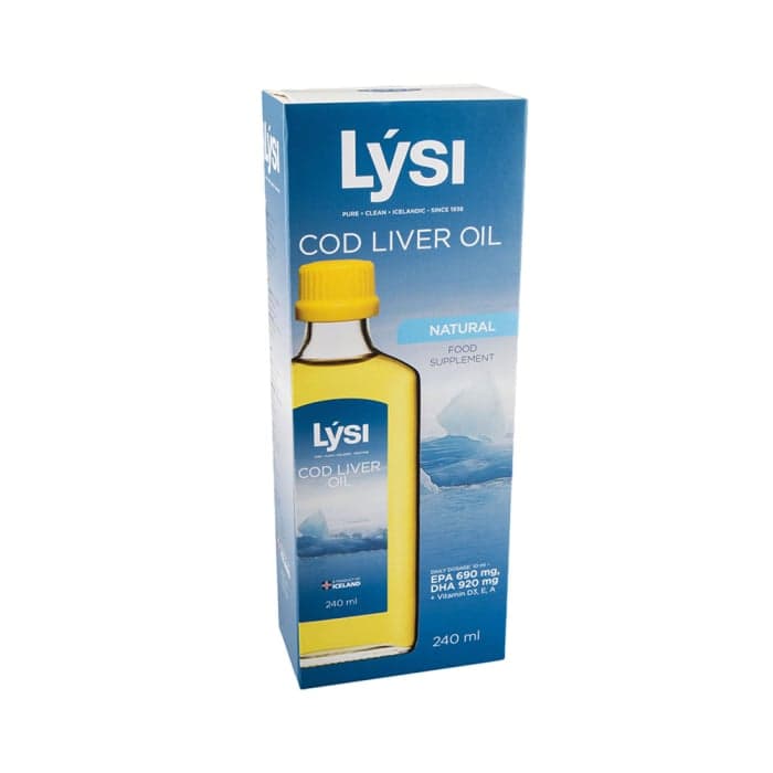 LYSI natūralūs žuvų taukai, 240 ml