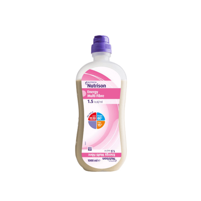 NUTRISON energy multi fibre 1,0 kcal/ml, 1000 ML, 8 vnt.
