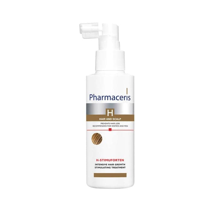 PHARMACERIS H, STIMUFORTEN priemonė plaukams, linkusiems slinkti, 125 ml