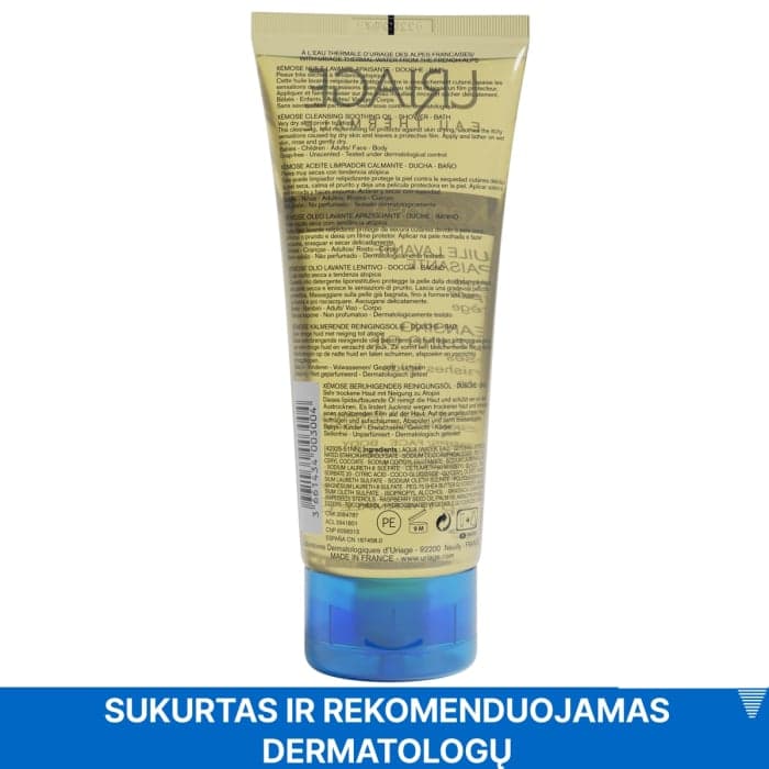 URIAGE aliejinis prausiklis XEMOSE HUILE, bekvapis, 200 ml-1