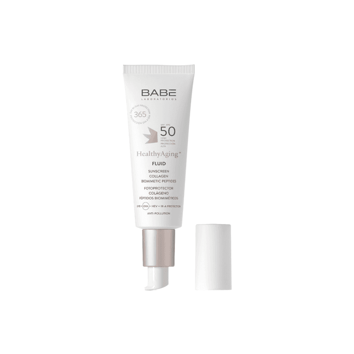 BABÉ apsauginė veido emulsija HEALTHY AGING+ SPF50, 40 ml