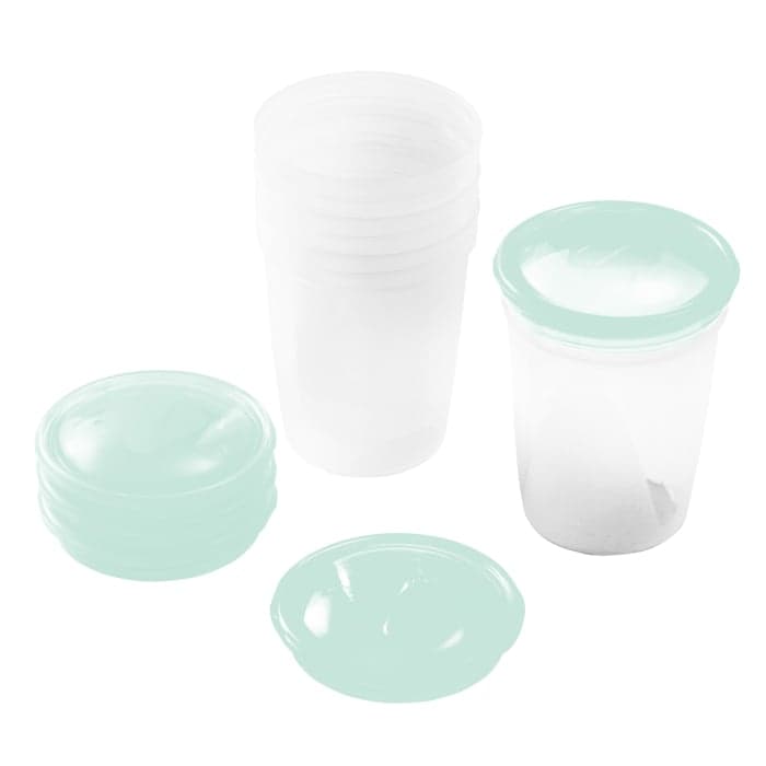BABYONO indeliai motinos pienui, sultims ir kitam maistui, 4 vnt., 200 ml