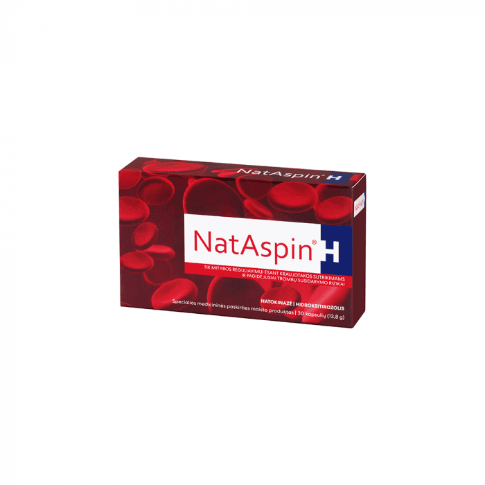 NATASPIN H, 30 kapsulių