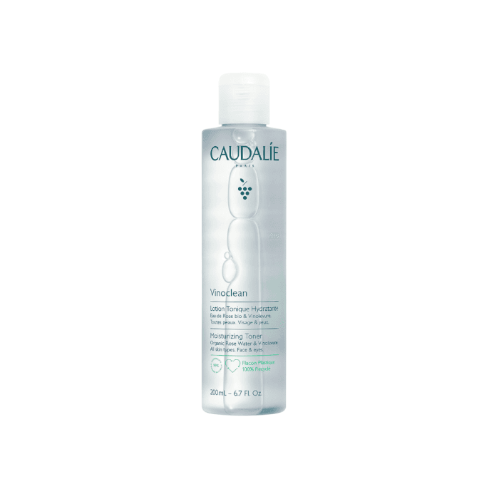 CAUDALIE drėkinamasis veido tonikas VINOCLEAN MOISTURIZING TONER, 200 ml