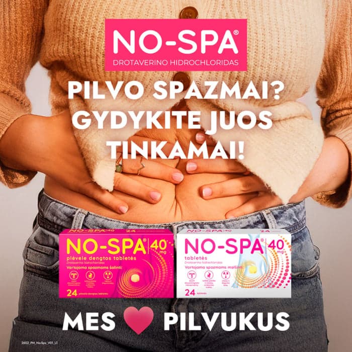 NO-SPA, 40mg, Tabletės, N24-2