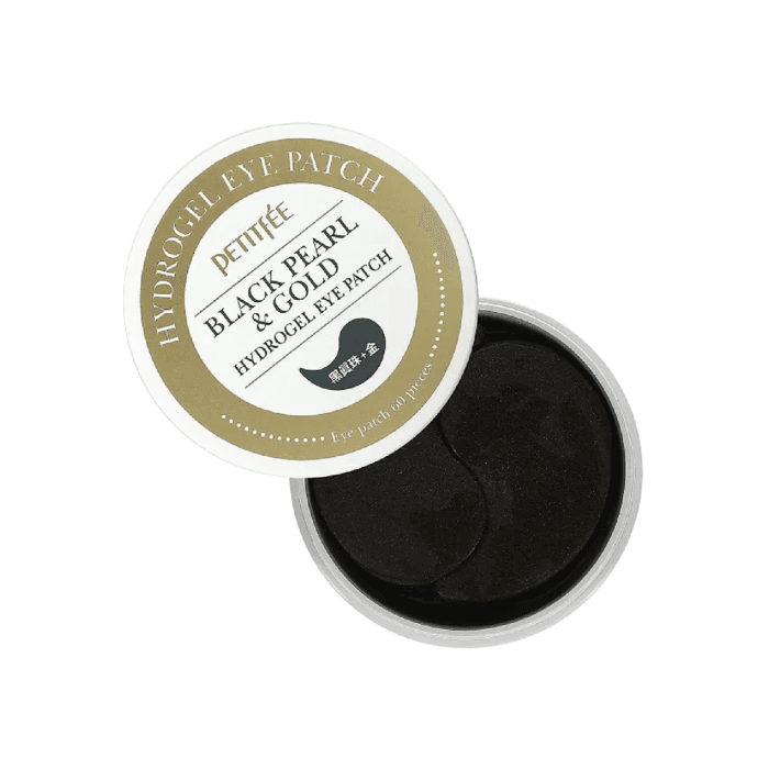 PETITFEE paakių pagalvėlės su juodaisiais perlais ir auksu BLACK PEARL & GOLD, 60 vnt.-1