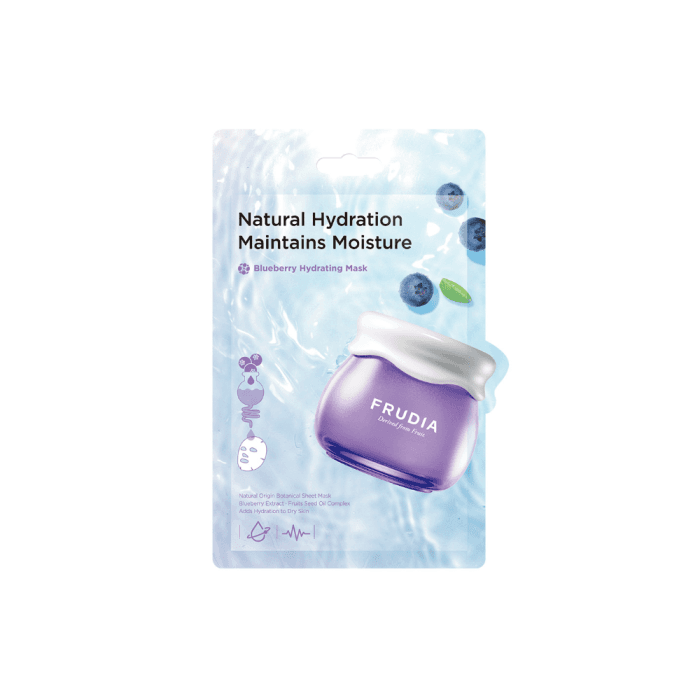 FRUDIA drėkinamoji kaukė su mėlynių ekstraktu, 20 ml