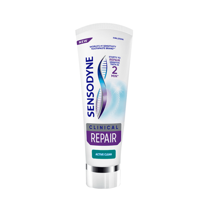 SENSODYNE dantų pasta CLINICAL REPAIR ACTIVE CLEAN, 75 ml-1