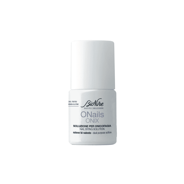 BIONIKE dvigubo poveikio priemonė nuo nagų ir odelių kramtymo ONAILS ONIX, 11 ml