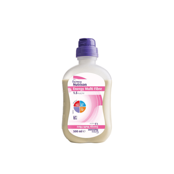 NUTRISON energy multi fibre 1,0 kcal/ml, 500ML/12vnt, 12 vnt.