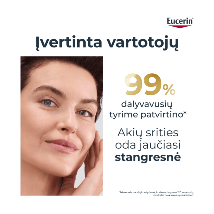 EUCERIN akių srities kremas brandžiai odai HYALURON-FILLER+ELASTICITY, SPF 20, 15 ml-1