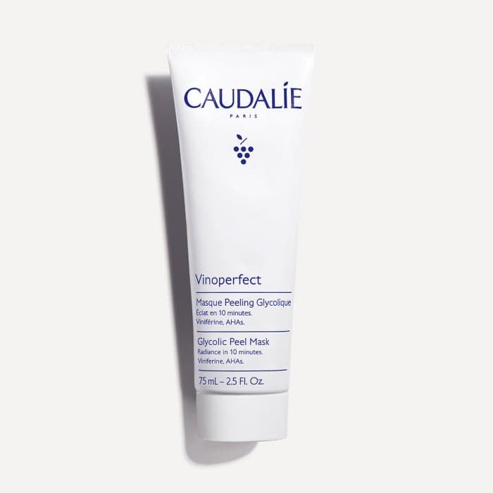 CAUDALIE šveičiamoji veido kaukė pigmentuotai odai VINOPERFECT GLYCOLIC PEEL MASK, 75 ml-1
