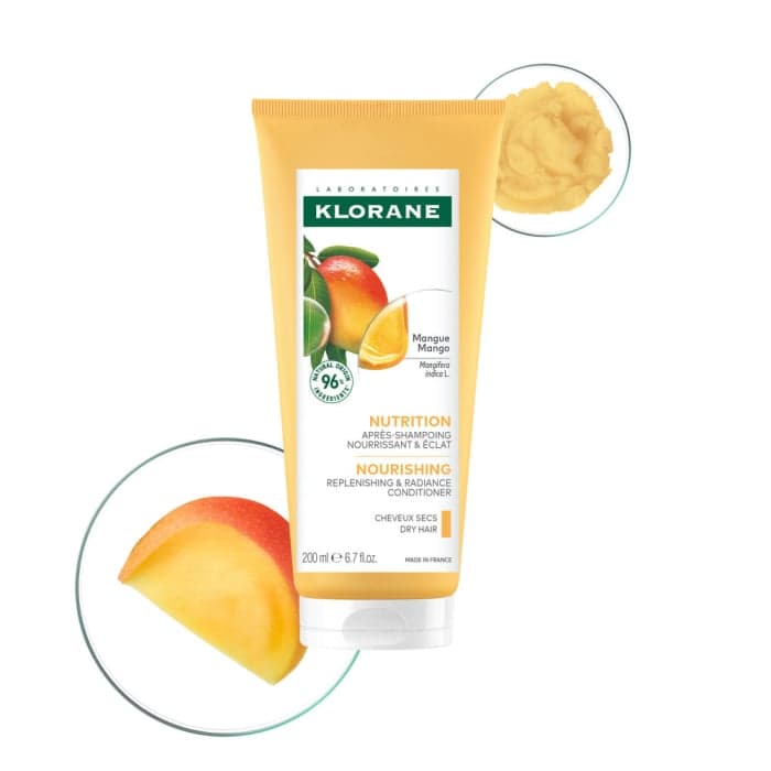 KLORANE kondicionierius su mango sviestu sausiems plaukams, 200 ml-1