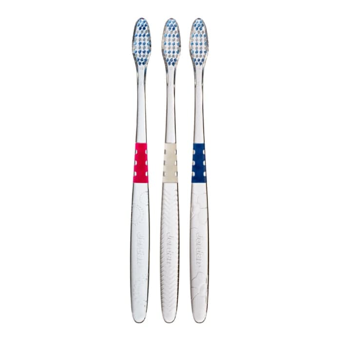 JORDAN minkštas dantų šepetėlis CLINIC PRECISION WHITE, su dėklu, 1 vnt.-1